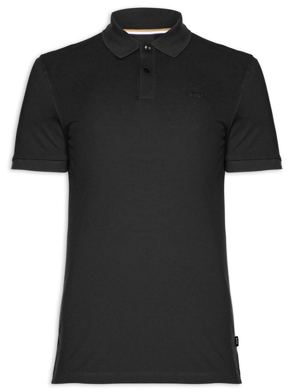 Gola Polo Preta Boss Slim Fit