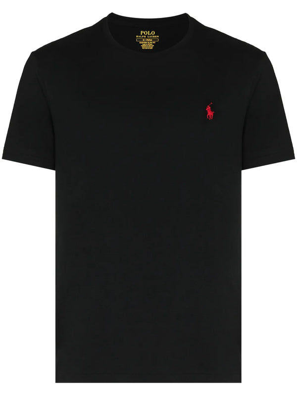 Camiseta Ralph Lauren Preta Slim Fit