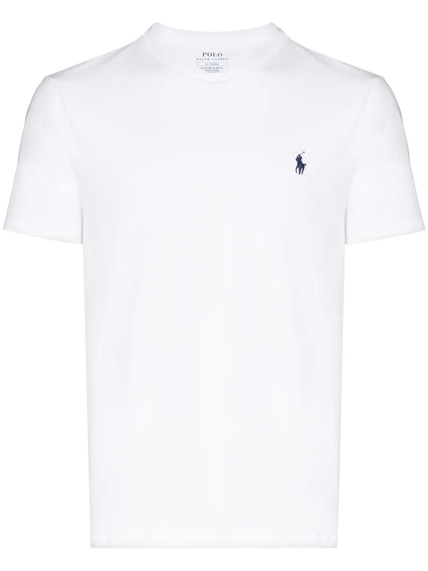 Camiseta Ralph Lauren branca Slim Fit